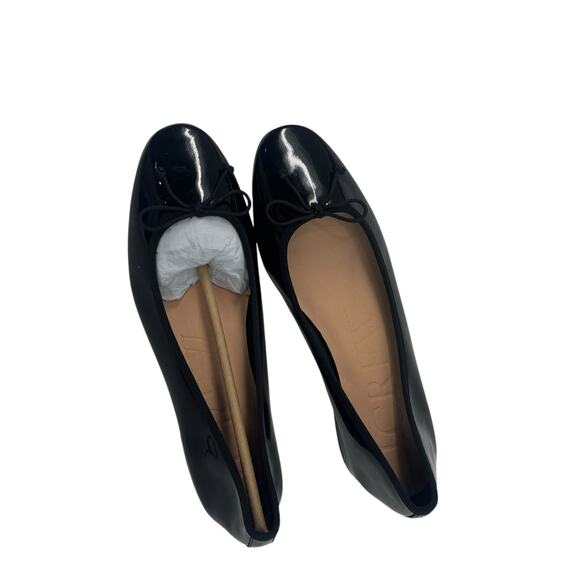 J. Crew Teagan Classic Ballet Pumps in Patent Leather Black Size 7.5 NWOB - Picture 4 of 11